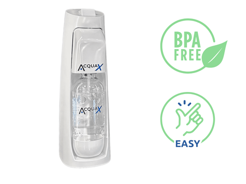 Gasatore BUBBLE - Bianco - Sistema Filtrazione Acqua - AcquaX