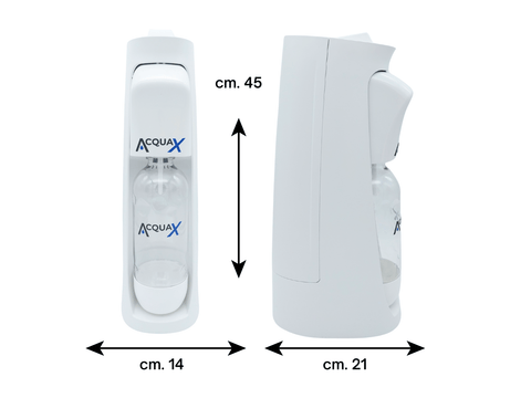 Gasatore BUBBLE - Bianco - Sistema Filtrazione Acqua - AcquaX