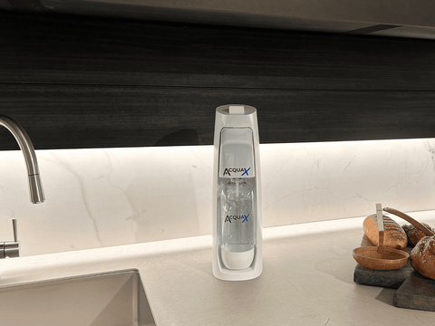 Gasatore BUBBLE - Bianco - Sistema Filtrazione Acqua - AcquaX