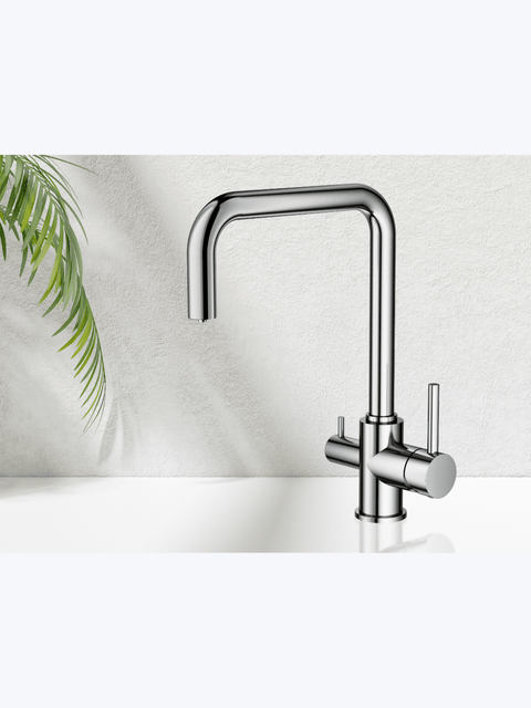 Rubinetti in Acciaio Inox a 3 Vie: Design, Funzionalità e Installazione - AcquaX