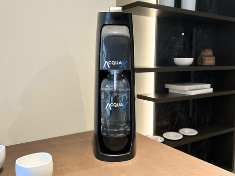 Gasatore BUBBLE - Nero - Sistema Filtrazione Acqua - AcquaX