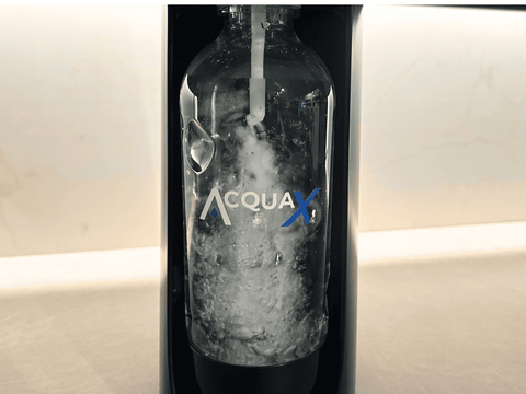 Gasatore BUBBLE - Nero - Sistema Filtrazione Acqua - AcquaX